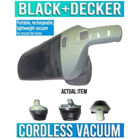 🛑 BLACK & DECKER Cordless ➕🆒 VACUUM Handheld Portable Lightweight 💸BUY NOW‼️ - Picture 1 of 16